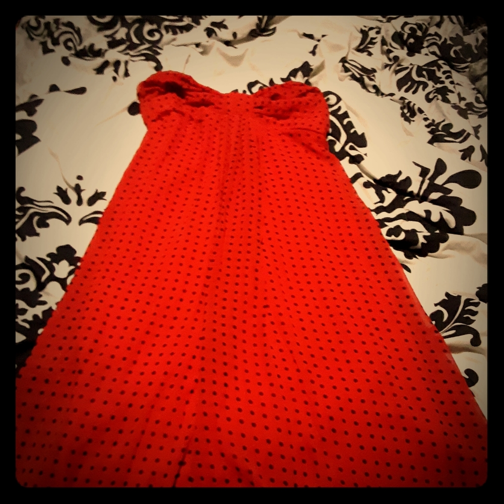 Strapless Evening Dress